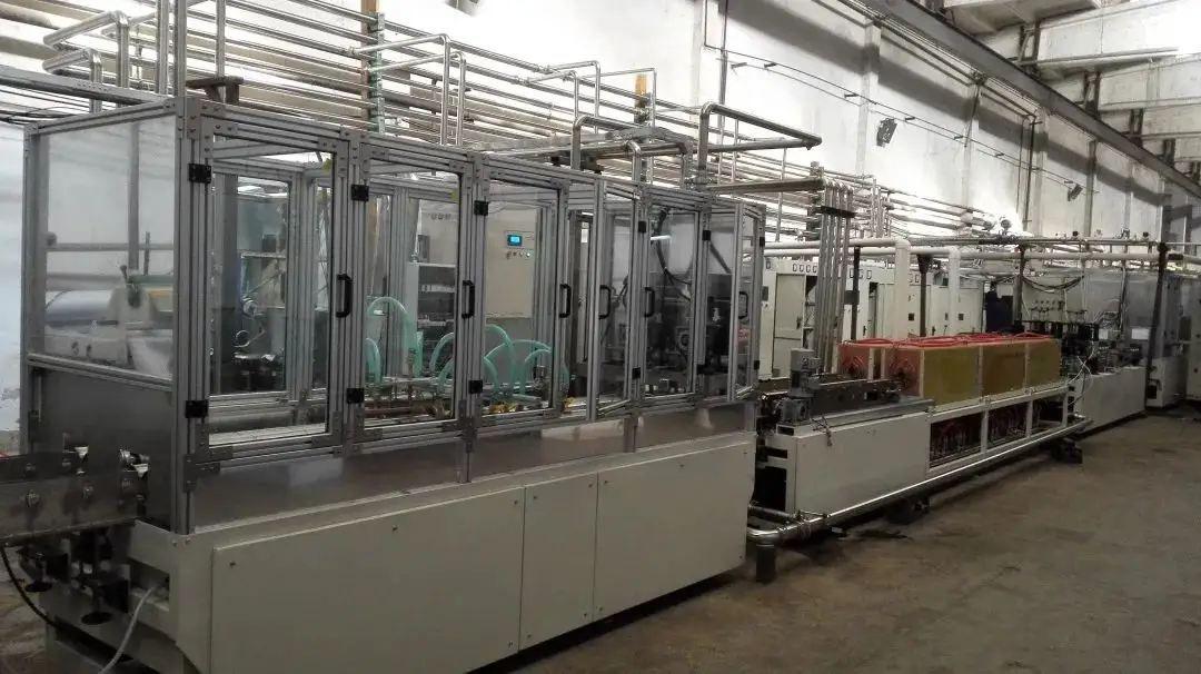 Automotive anti-collision beam pipe induction heating treatment production line-1