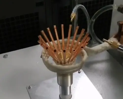 لحام مشعب أنابيب النحاسب النحاس-1 Copper Tube Manifold Welding-1