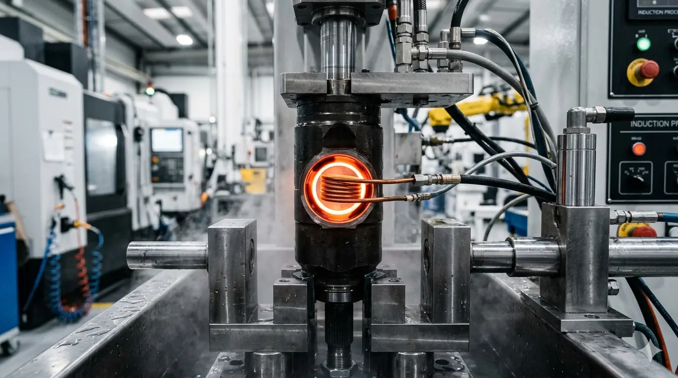 6 العوامل الحرجة لتقسية الحفر الداخلية بالحث الكهربائي: إتقان الهندسات المعقدة 15 internal bore induction hardening process