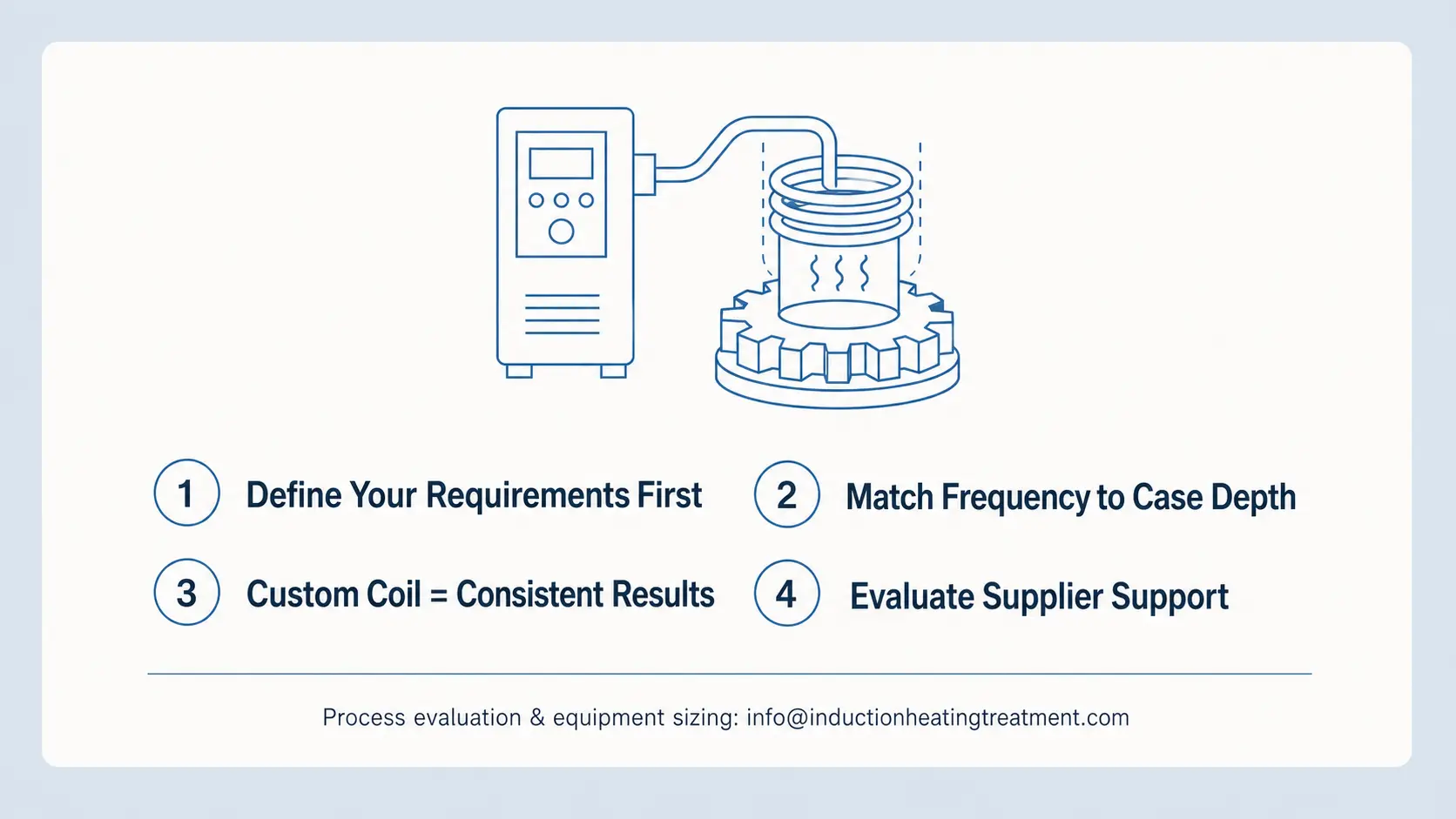 كيفية اختيار نظام التصلد بالحثng Sالعوامل الحرجة للمصنعينfacturers 24 induction hardening system feature