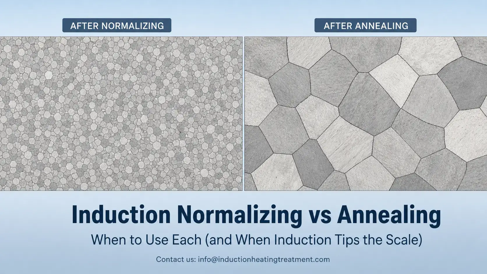 Normalizzazione tramite induzione vs ricotturacoQuando usare ciascunotoe quando l'induzione fa pendere la bilancias the Scale) 2 normalizing vs annealing cover