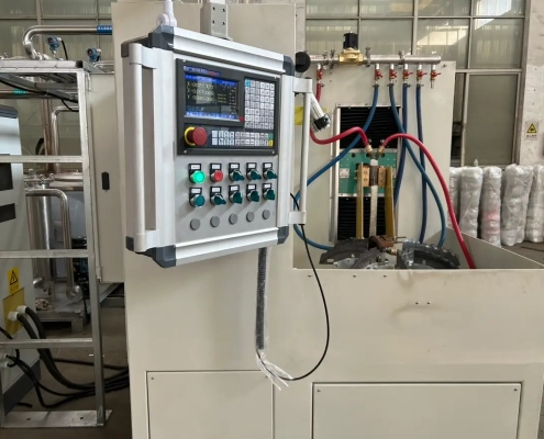 Complete equipment for induction hardening of blades4