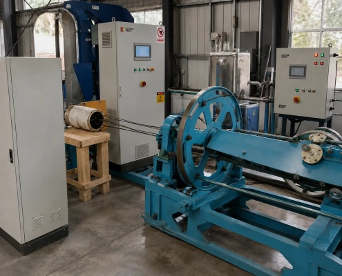 Linea di produzione di fili in PC con rivestimento epossidico Epoxy Coated PC Strand Production Line