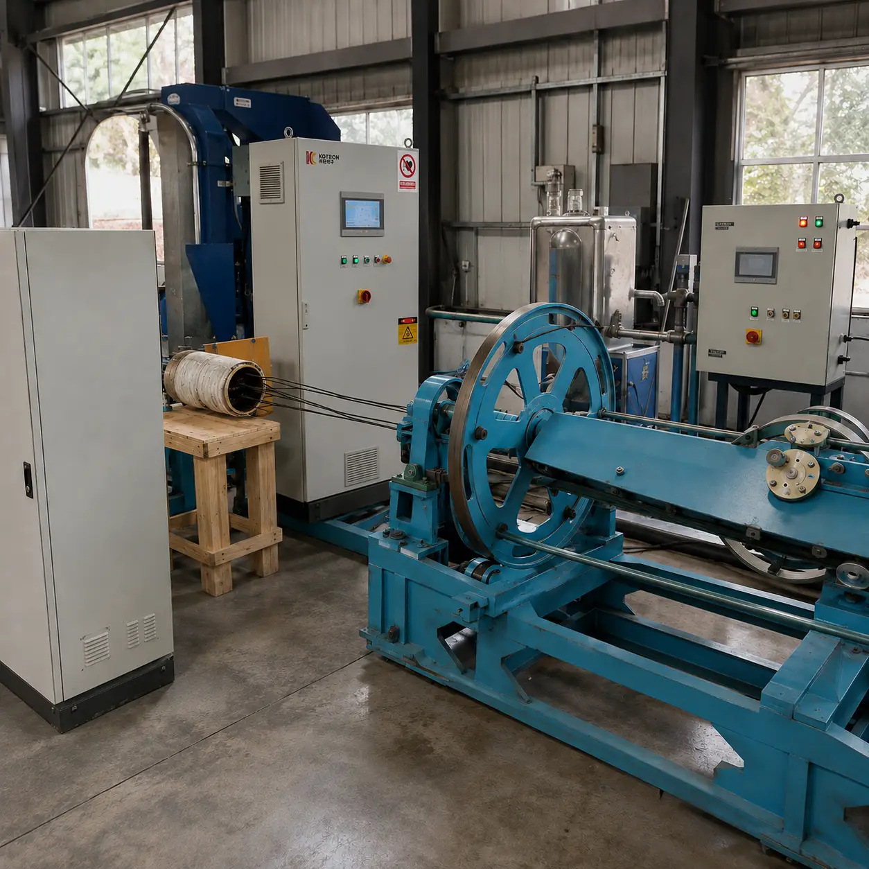 Epoxy-Coated PC Strand Production Line Epoxy Coated PC Strand Production Line