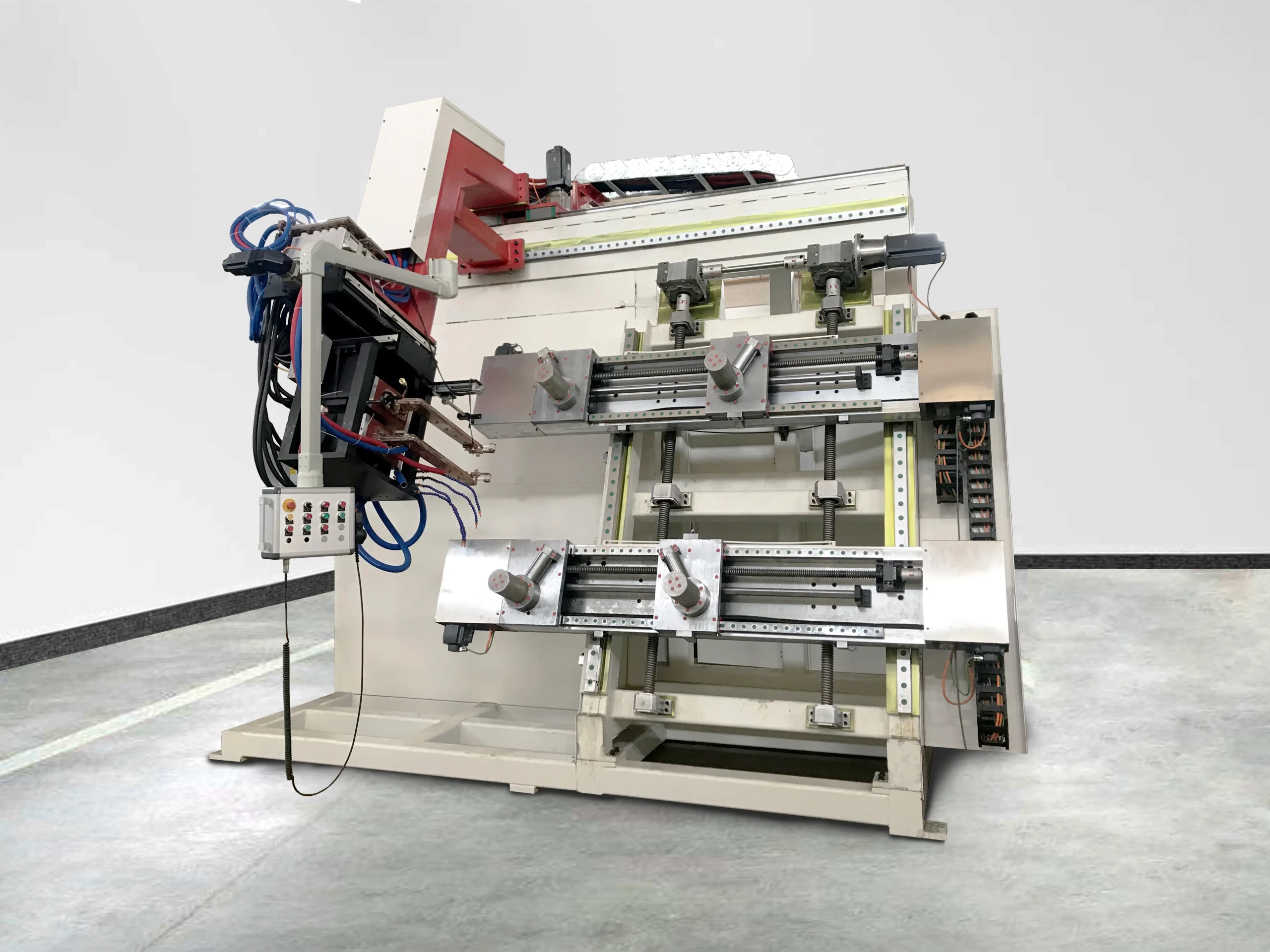 Inclined vertical raceway quenching machine tool scaled