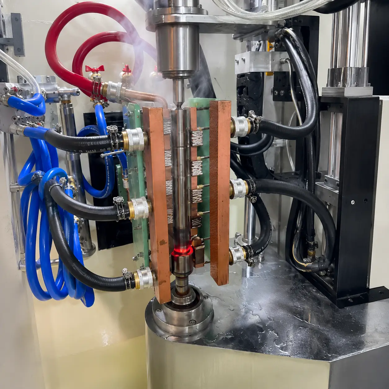 Spline shaft quenching