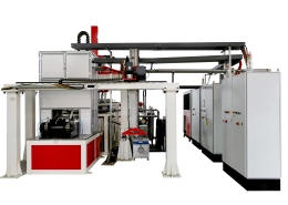 Línea automática de endurecimiento y temple por inducción de la banda de rodadura de la banda de rodadurardening and Tempering Line 1 Track link quenching machine tool 1