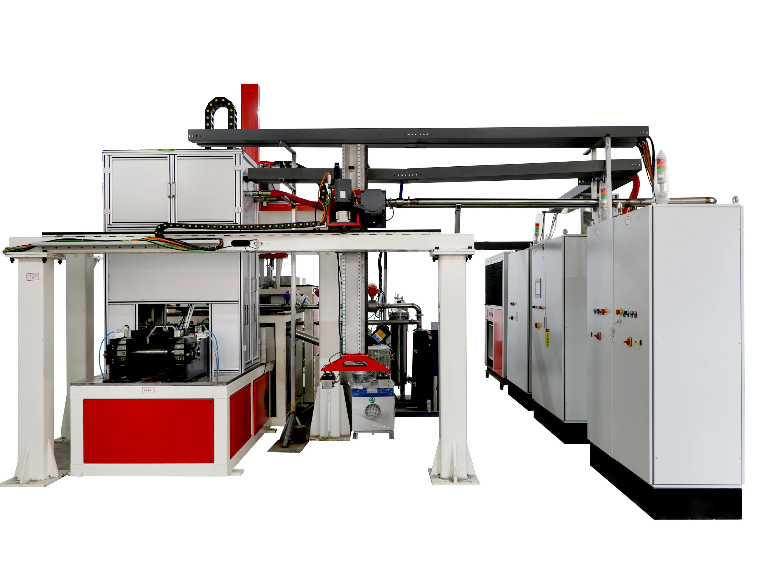 Linea Automatica di Tempra e Rinvenimento a Induzione dei Binari delle Maglie di Corsad Tempering Line 3 Track link quenching machine tool 1 scaled