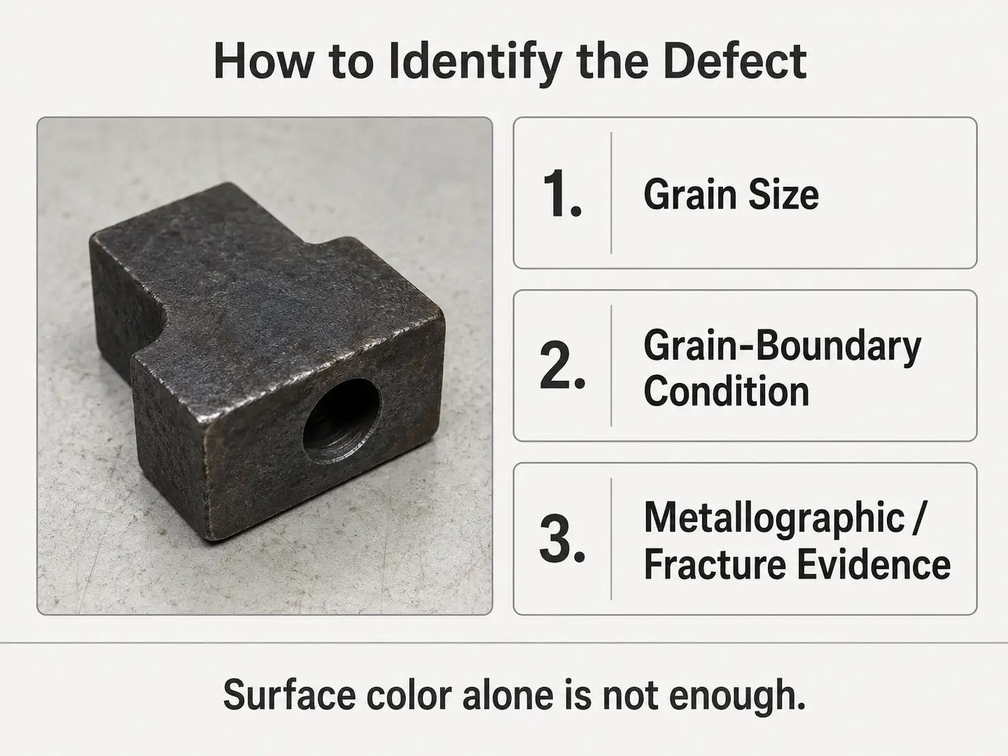 过热与‡ç热处理中的过烧²’大小和晶界证据 How to identify overheating and overburning defects: check grain size and boundary evidence