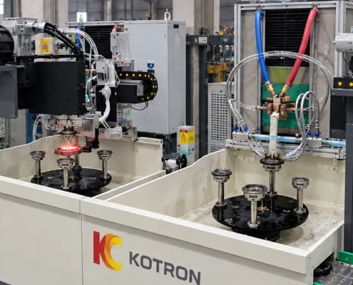 Automatic Induction Hardening and Tempering