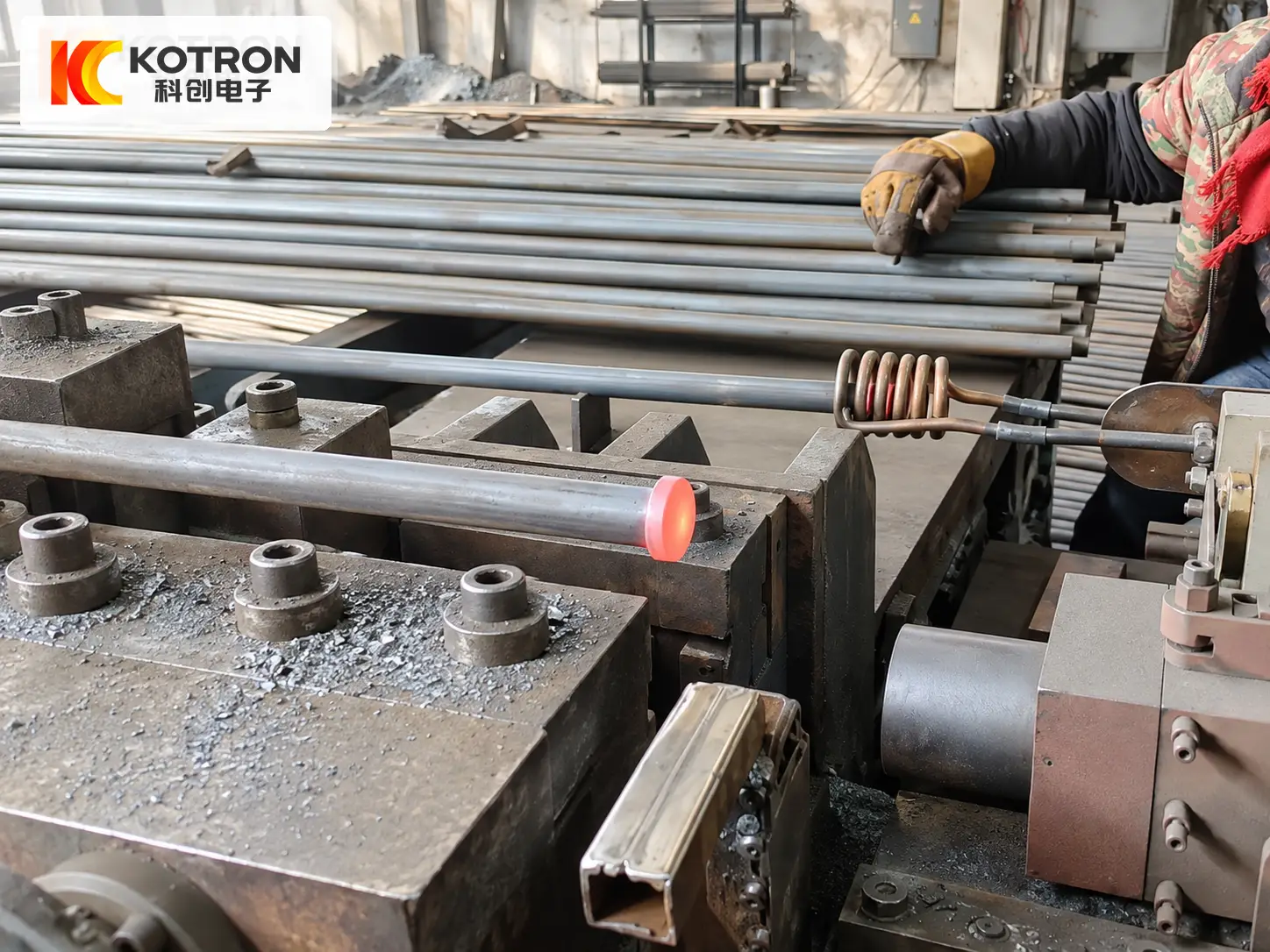 Induction Bar End Heating Machine for Forging1