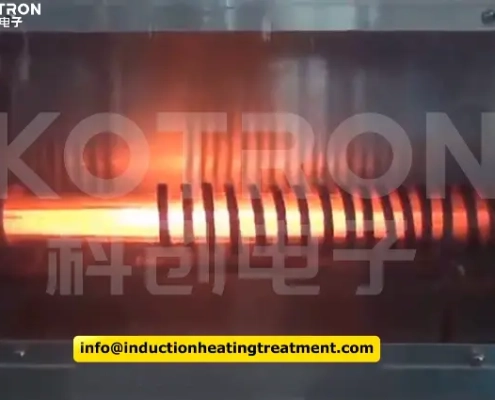 Linea di tempra e rinvenimento ad induzione di tubi per olioper tubTubazione del gaslio e gasTubing Tube Induction Hardening and Tempering Line for Oil Gas Tubing
