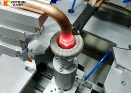 bent copper tube induction brazing