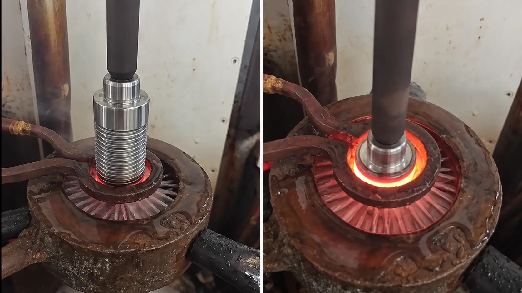 CNC-Maschine zum Induktionshärten von Spindelwellen für Leitspindeln und Gewindewellen Shafts 4 cnc screw shaft induction heating process