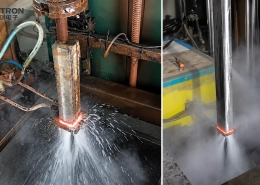 four side induction hardening machine