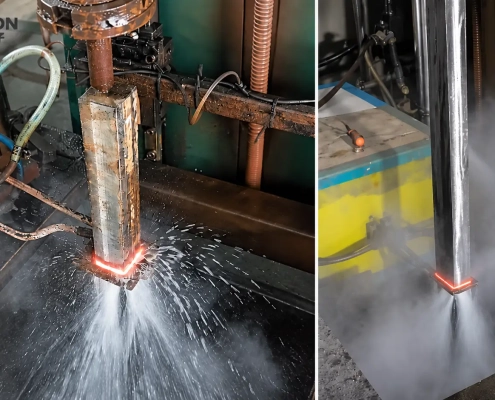 Четырехсторонняя индукционная закалочная машина four side induction hardening machine
