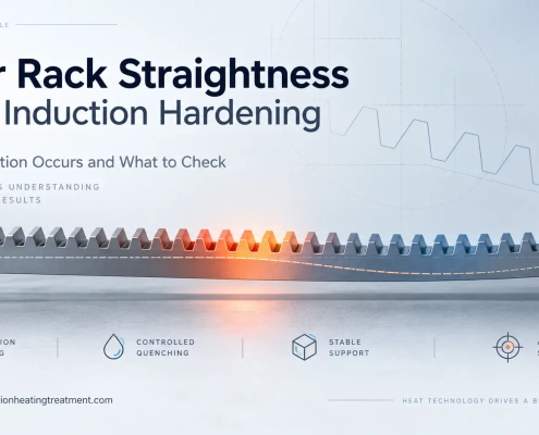 gear rack straightness after induction hardening