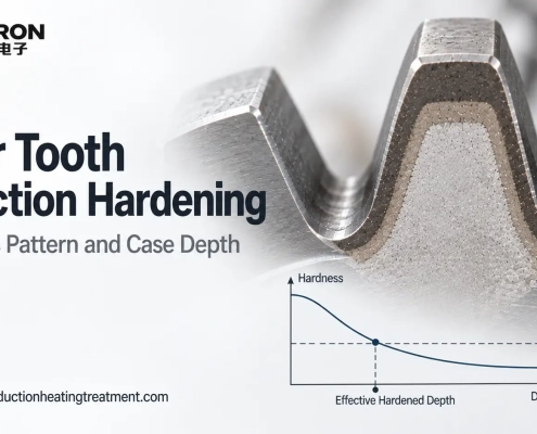 gear tooth induction hardening hardness pattern case depth