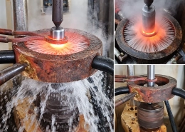 piston rod induction hardening process
