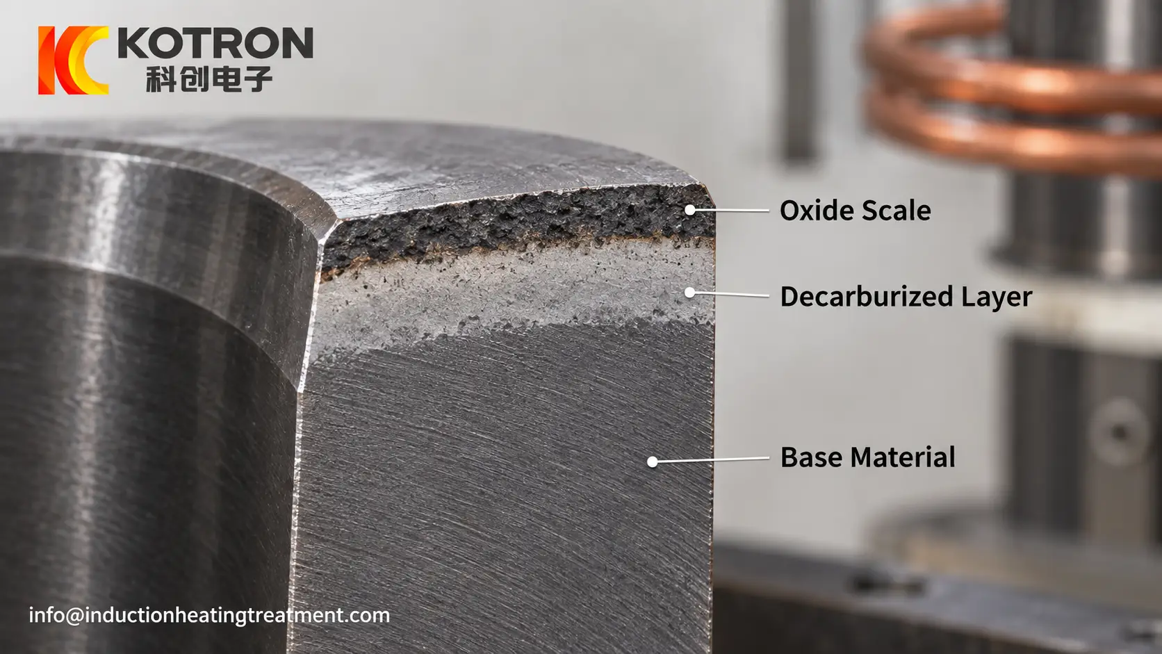 إزالة الكربنة السطحية في التصلب التعريفيلالأسبابنكشفusوالتحكمon, and Control 24 surface decarburization induction hardening
