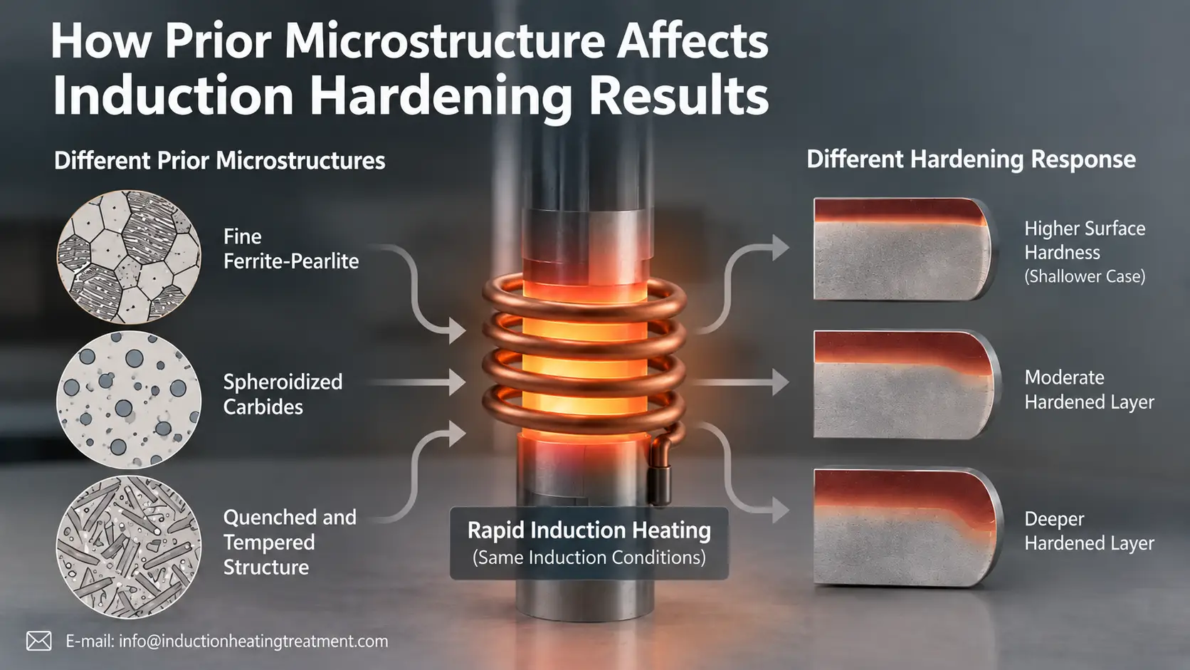 How Prior Microstructure Affects Induction Hardening Results 2 typical prior microstructures before induction hardening