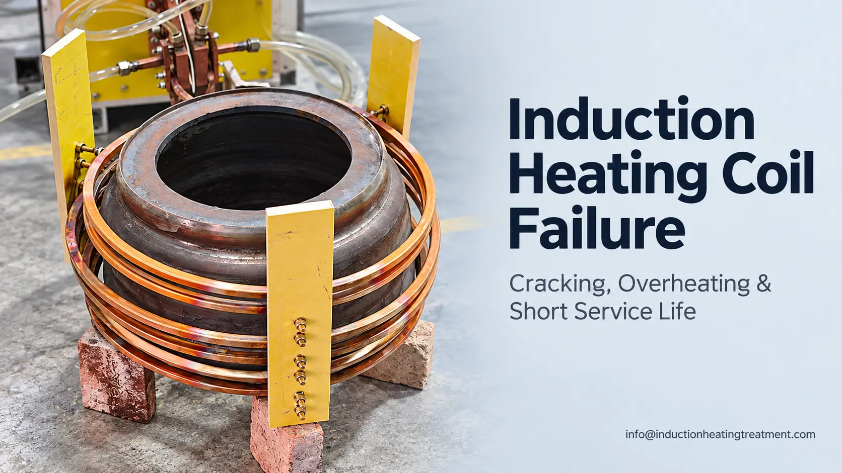 لماذا تفشل ملفات التسخين التعريفي„Øالتشقق�Ùارتفاع درجة الحرارة وقصر عمر الخدمةrt Service Life 6 Induction Heating Coil Failure