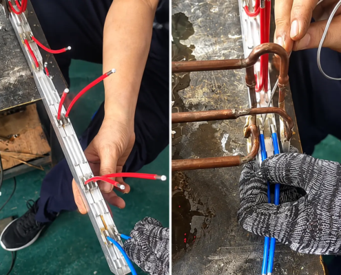 空腔移相器导线感应焊接 cavity phase shifter wire induction soldering