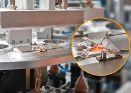 eyeglass frame induction annealing rotary system