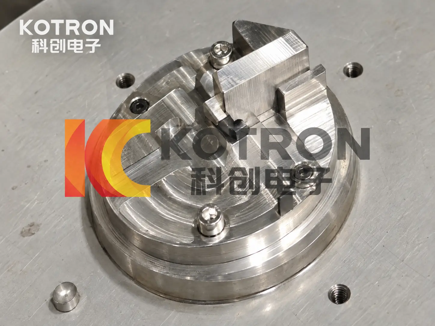 Induktionshärtung von Fliehgewichtskomponenten für Schiffsdieselmotorenne Diesel Engines 7 Flyweight induction hardening workholding fixture