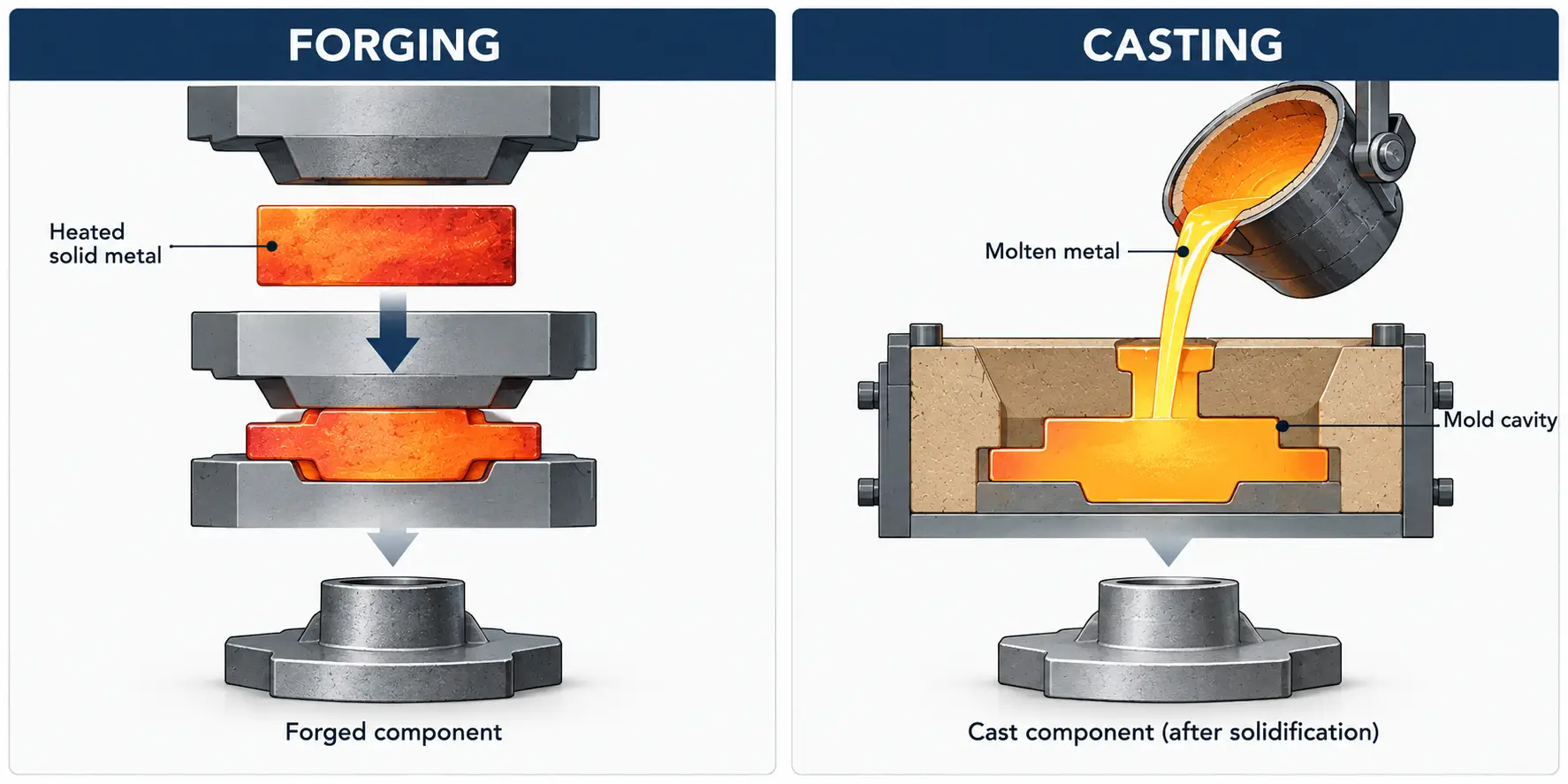 تزوير مقابل الصب¨ÙالقوةيالتكلفةªØالعيوب الصالتطبيقات& Applications 3 Forging vs casting forming process