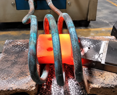 induction brazing tungsten carbide steel clamping parts