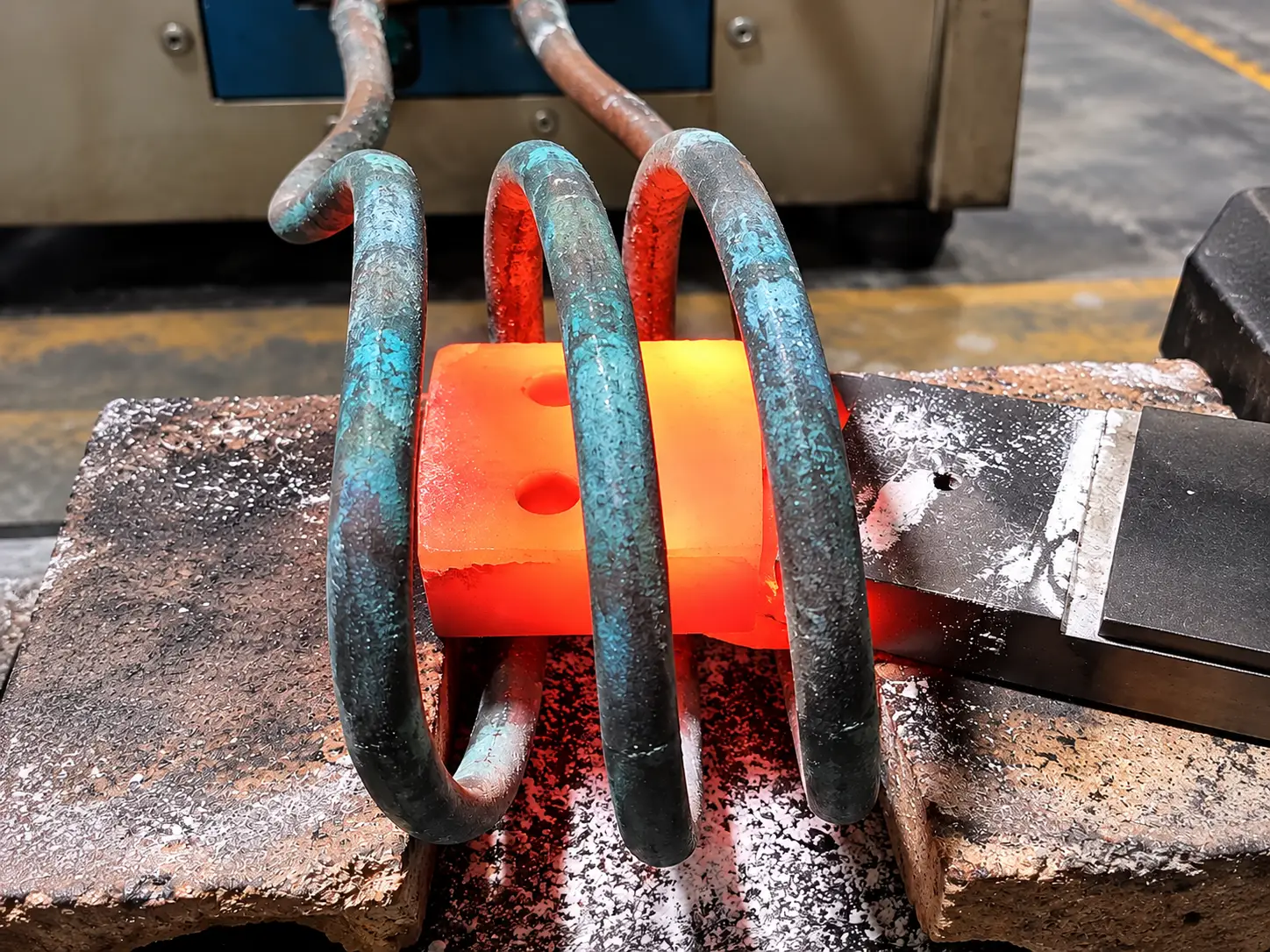 induction brazing tungsten carbide steel clamping parts