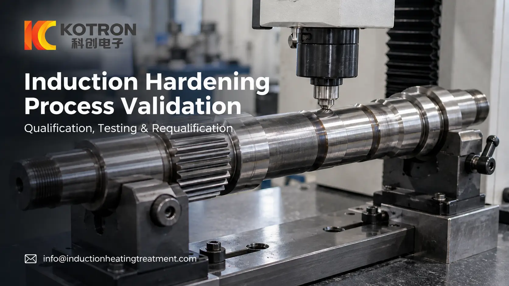 Induction Hardening Process Validation: Qualification, Testing and Requalification 2 induction hardening process validation