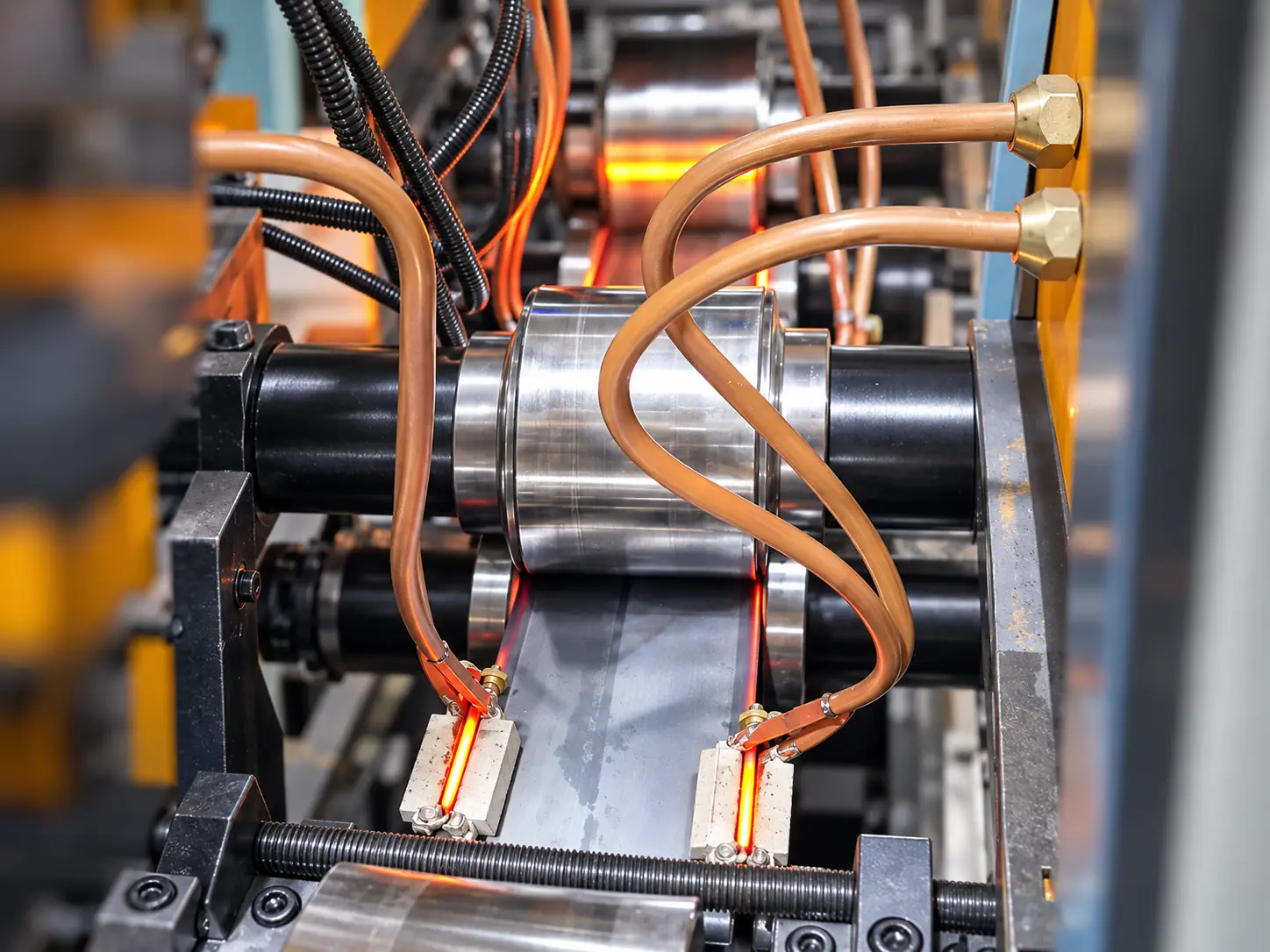 induction-heating-roll-forming-line induction heating roll forming line