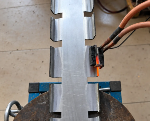 Metall-Trägerprofil-Induktions-Kantenerwärmungung metal support profile induction edge heating