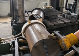 steel tube end induction heating coil