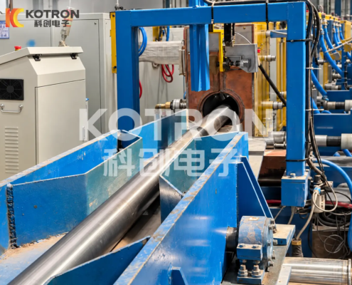 titanium alloy bar induction heating feeding system